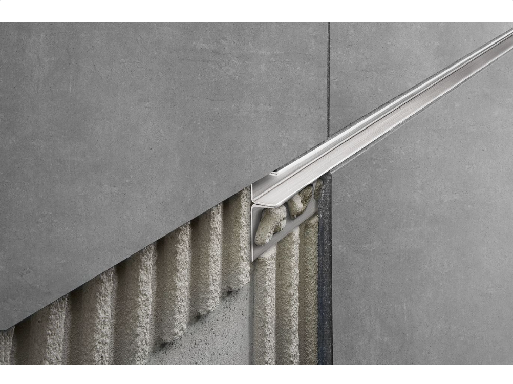 Schluter DECO-SG Decorative groove protection profile - matte anodized aluminum 15/32" x 8' 2-1/2" x 3/8" (10 mm) ||SG100AE12