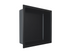 Fusion - 12" x 12" - Black stainless steel shower niche ||PRO1212B