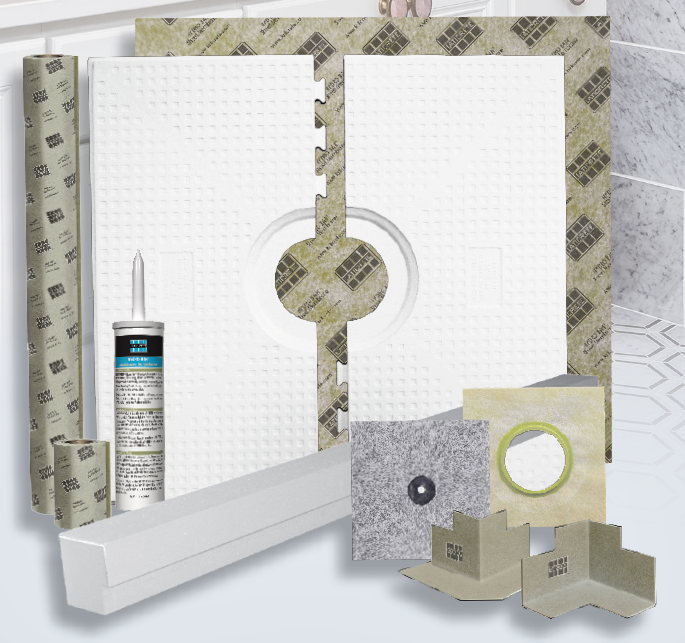 Laticrete - Hydro Ban Ensemble de douche avec drain central 32" x 60"