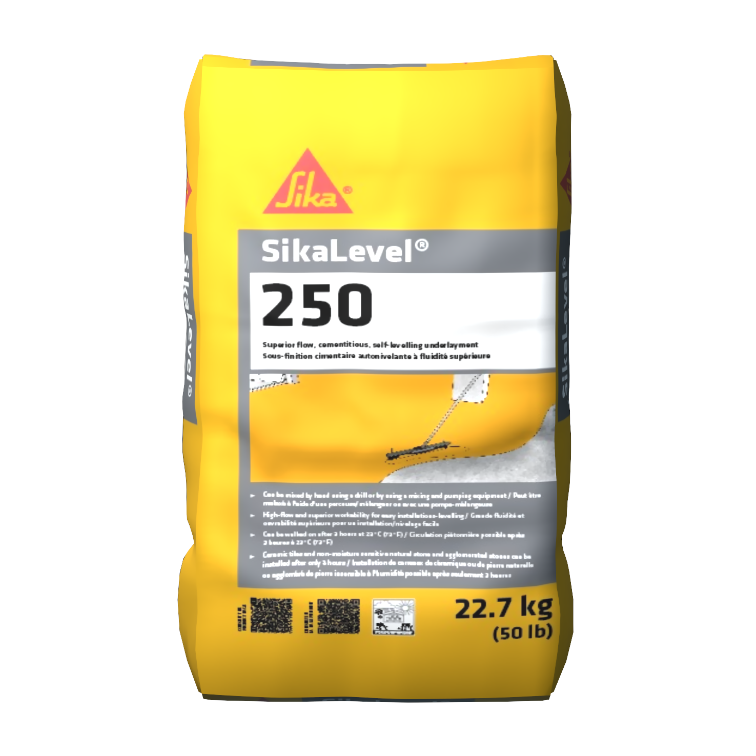 Sika SikaLevel-250 - Sous-finition cimentaire autonivelante sac de 22,7 kg