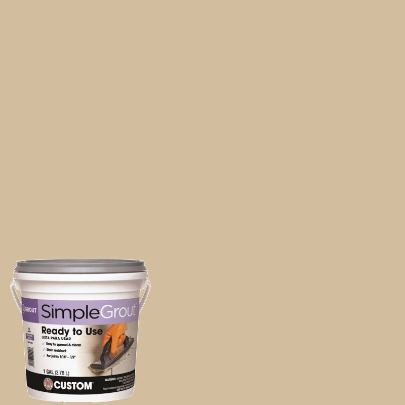 Custom Building Products - Coulis pré-mélangé SimpleGrout #122 Linen 1 gal