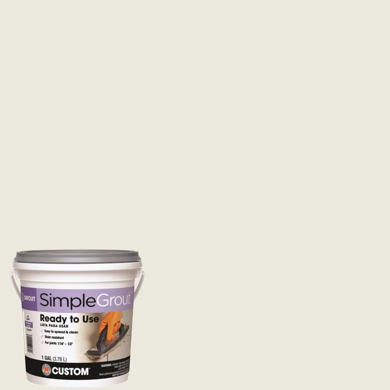 Custom Building Products - Coulis pré-mélangé SimpleGrout #381 Bright White 1 gal
