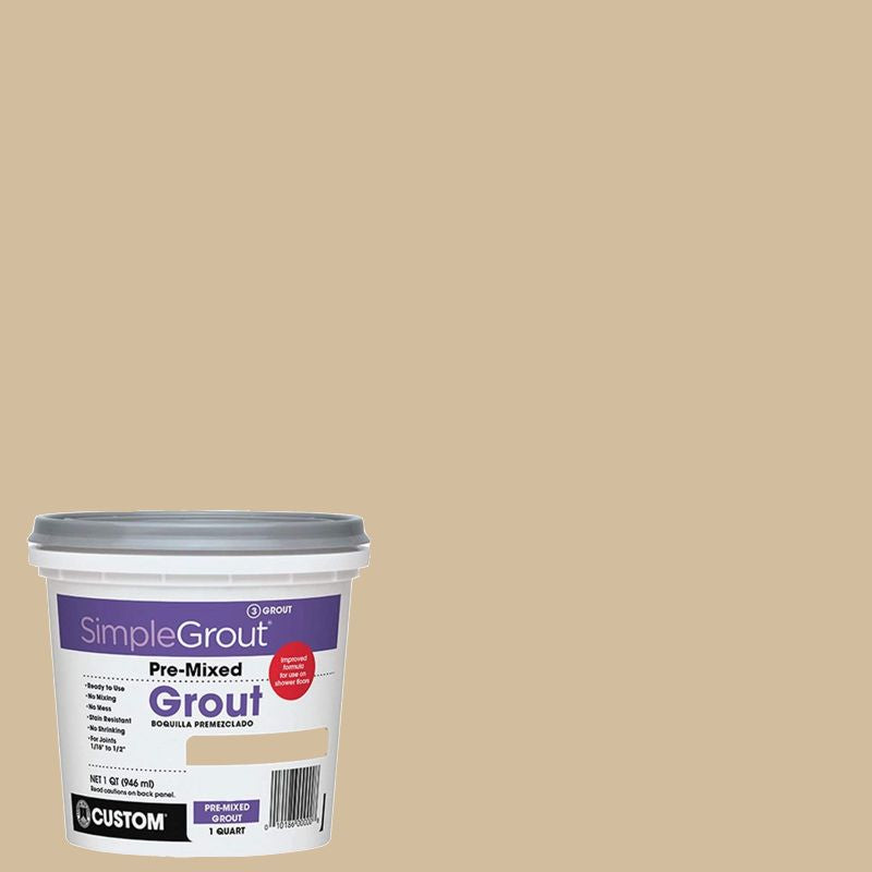 Custom Building Products - Coulis pré-mélangé SimpleGrout #122 Linen 946 ml