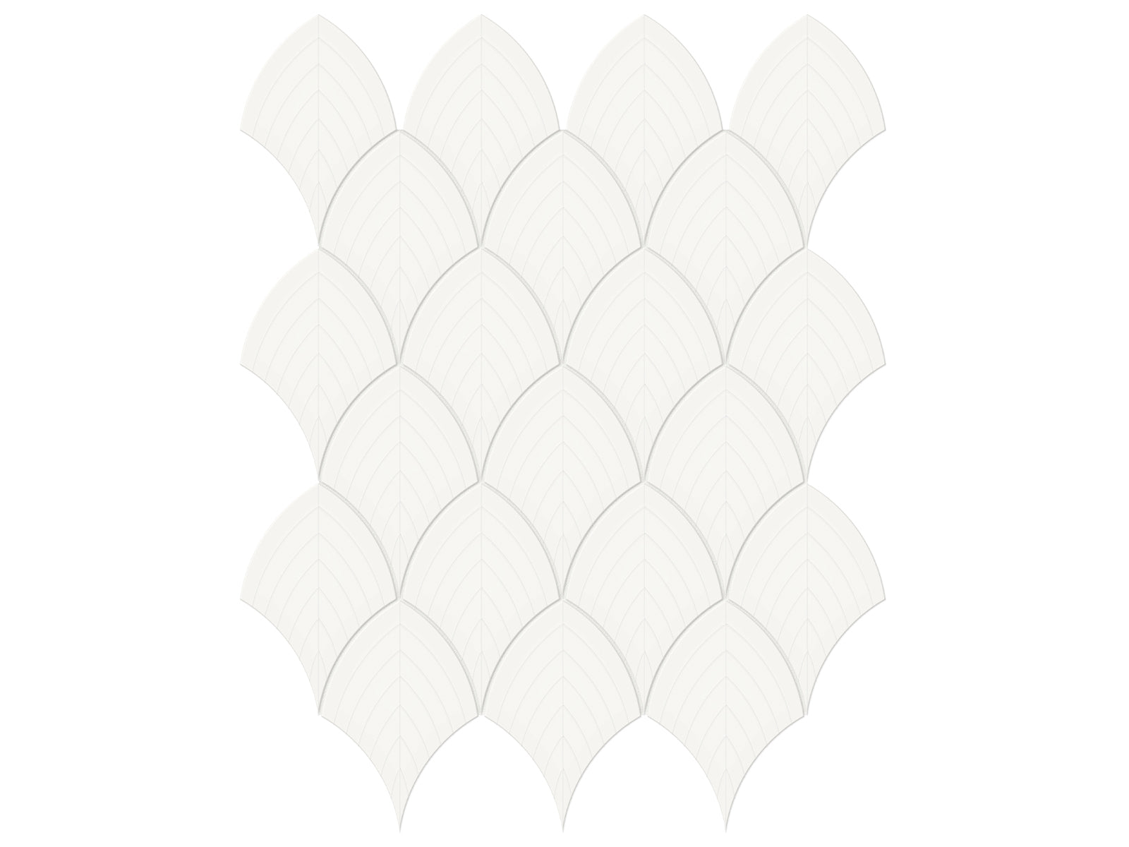 Anatolia - Céramique mosaïque Soho Canvas White Lustré 11" x 13"