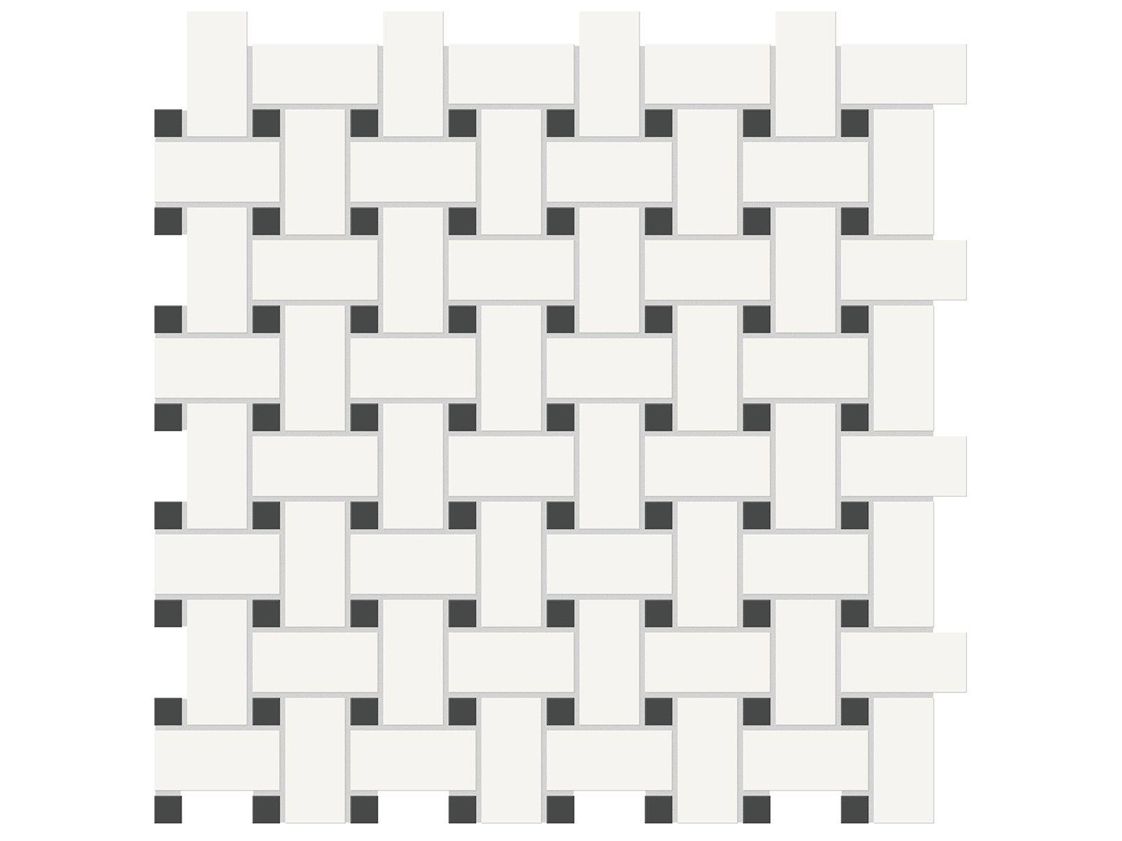 Anatolia - Céramique mosaïque Soho Retro Black Mat 12" x 12"