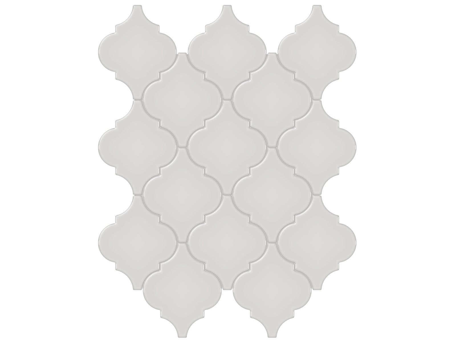 Anatolia - Céramique mosaïque Soho Halo Grey Lustré 10" x 13"