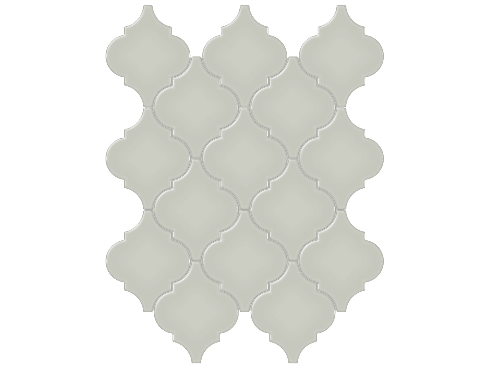 Anatolia - Céramique mosaïque Soho Soft Sage Lustré 10" x 13"  (vendu au pi²)