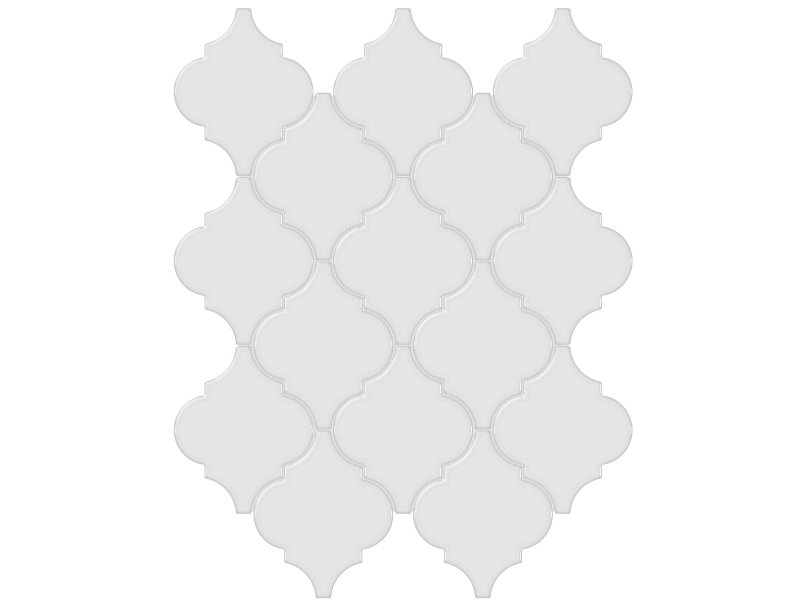Anatolia - Céramique mosaïque Soho Vintage Grey Lustré 10" x 13"