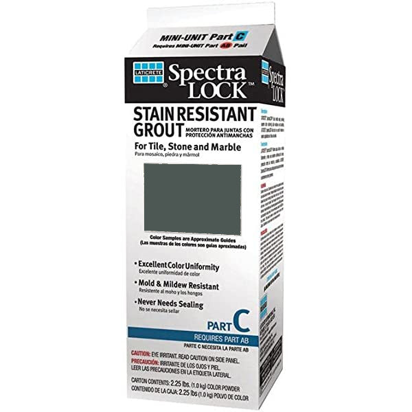 Laticrete - Spectralock Pro Premium Coulis Partie C Poudre colorée #45 Raven 2 lb