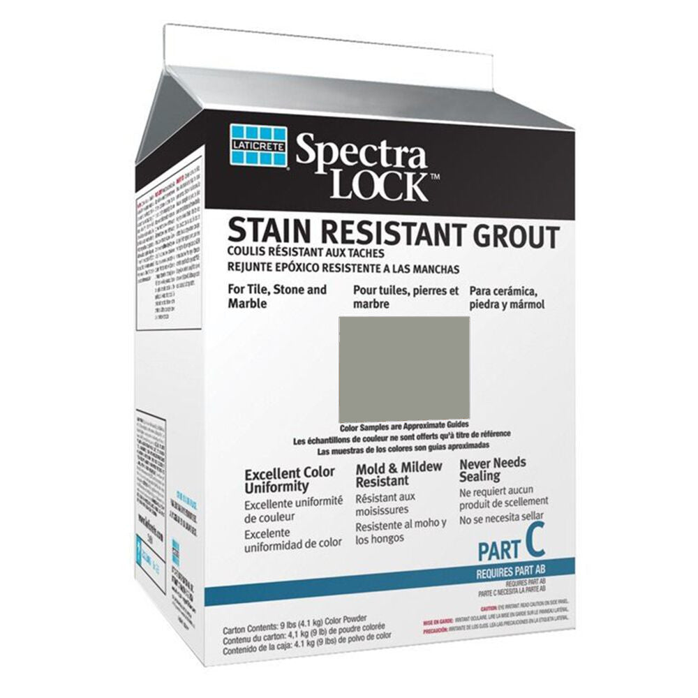 Laticrete - Spectralock Pro Premium Coulis Partie C Poudre colorée #24 Natural Grey 9 lb