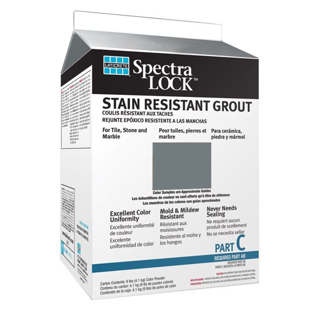 Laticrete - Spectralock Pro Premium Coulis Partie C Poudre colorée #42 Platinum 9 lb