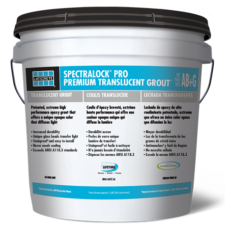 Laticrete - Spectralock Pro Premium Coulis translucide Mini Unit (parties A+B+G)