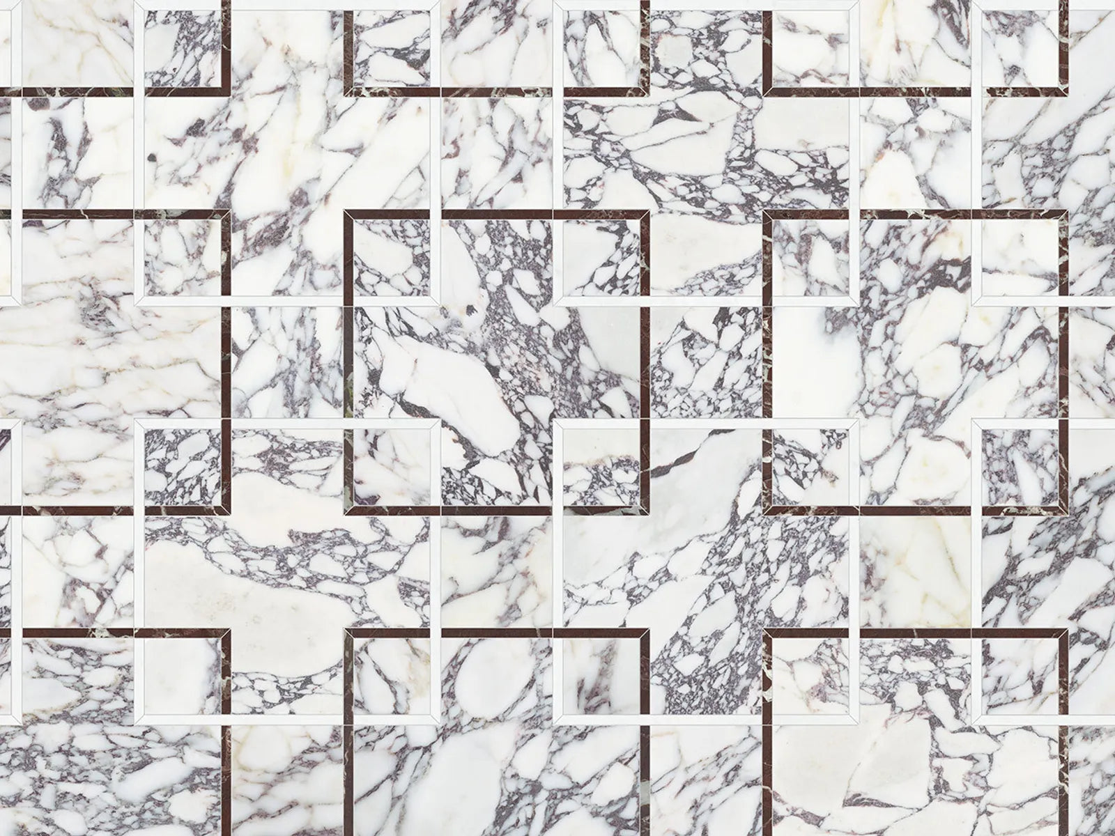 Utopio Schema Mosaïque Pierre Naturelle - Orchid ||5001-0381-0