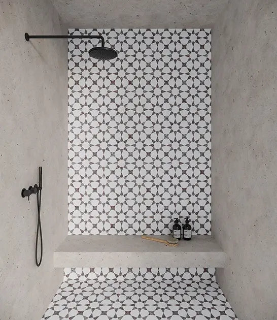 Utopio Stellar Natural Stone Mosaic - Burgundy ||5001-0388-0