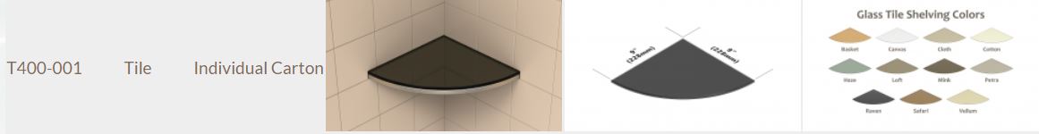 TileWare - Bella Vetro Series - Verre Seul. Hae