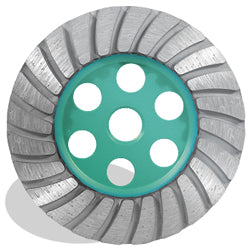 Pearl Abrasive - P4™ Gen. Purpose Turbo Disque de meulage Coarse 4" x 5/8" -11