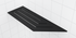 Matte black corner shelves 4″x12″ for tiled showers ||62805584942