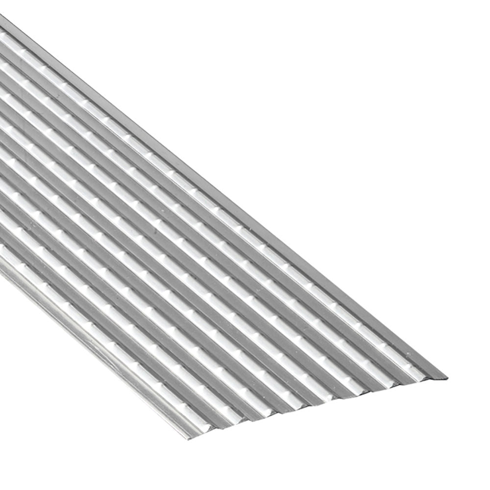 Schluter - TREP-EFK Surface antidérapante pour marches - acier inoxydable (V4) 8' 2-1/2"