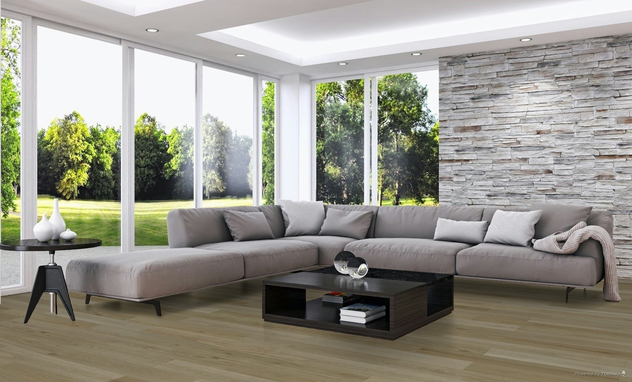 Floating floor TF8112 White Wash / 9-3/8" x 59-13/16" / 8+2mm