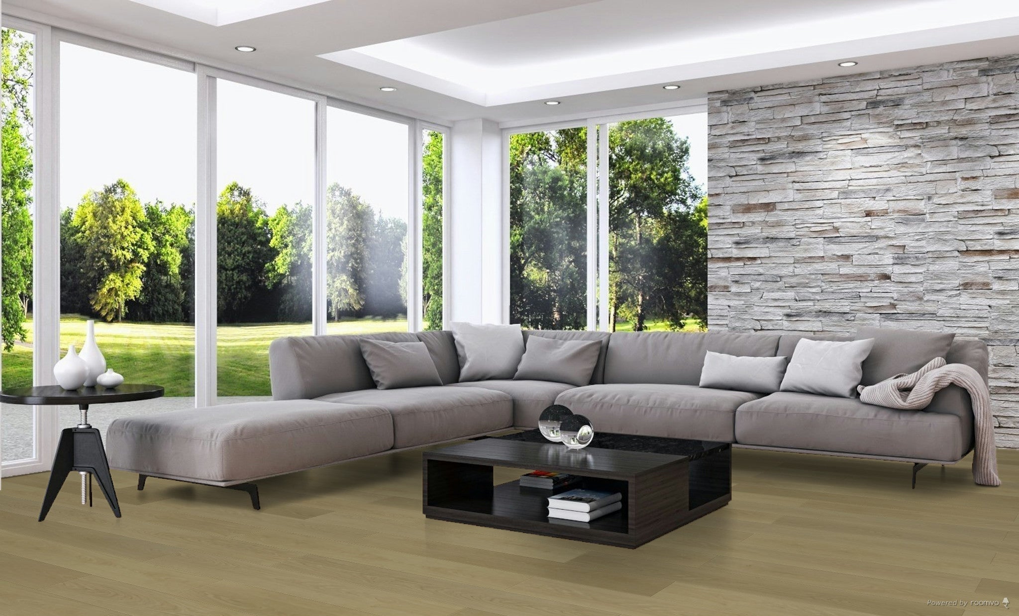 Floating floor TF8112 White Wash / 9-3/8" x 59-13/16" / 8+2mm