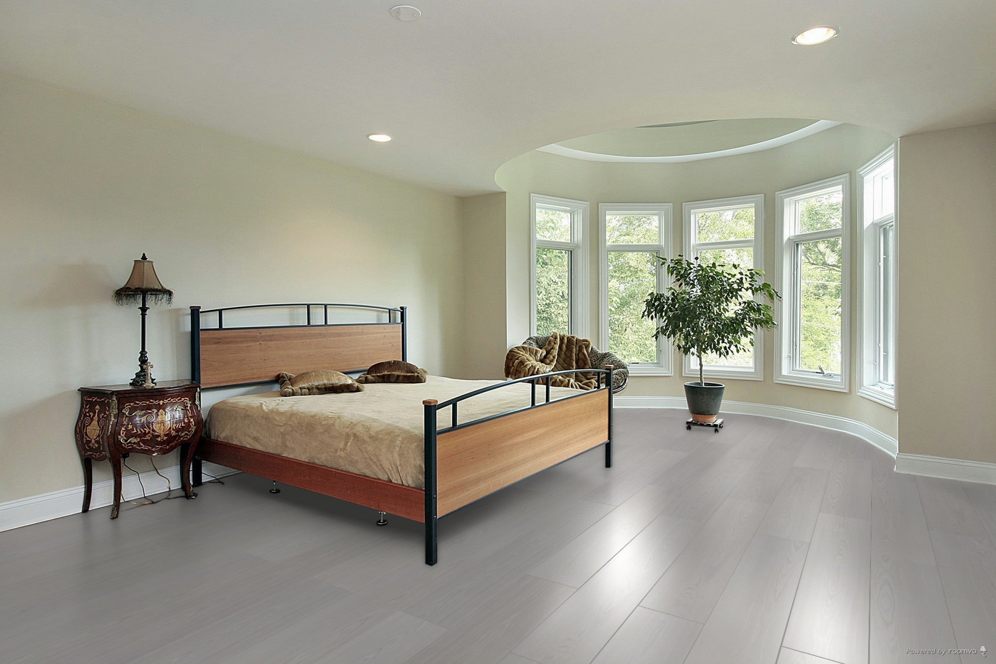 TF8110 Coastal Laminate Flooring / 9-3/8" x 59-13/16" / 8.1 mm