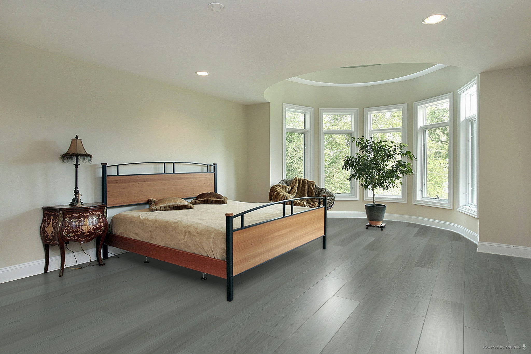 Plancher de vinyle clic TFSPC606-F / 8 mm / 48 x 9.05 x 0.31