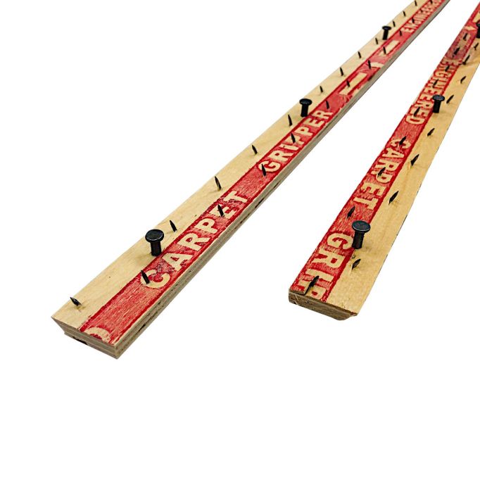 Traxx - Certified Premium Poplar Bande d'accroche extra-large 1" avec clou à béton - 5/8" - calibre 10 - 440 pieds linéaires