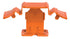 Pearl Abrasive - Tuscan TruSpace SeamClip orange. largeur de coulis : 1/16 po (1.59 mm) (paquet de 500)