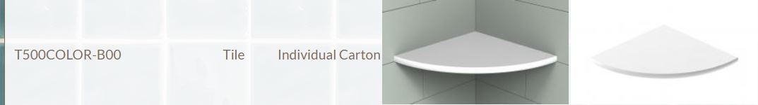 TileWare - Boundless Series 9" Pie Shelf Dove Grey