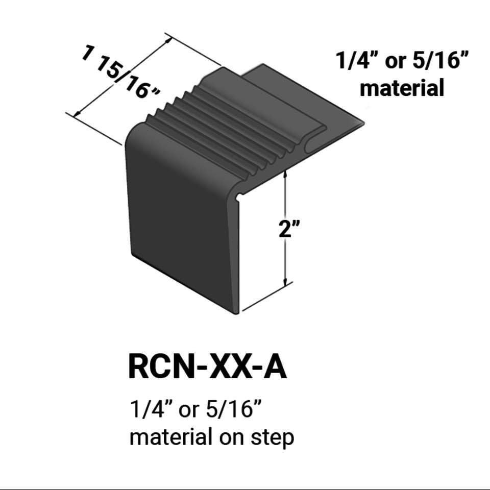 Tarkett/Johnsonite - RCN-XX-A - Nez de marches d'escalier - Matériau de 1/4" ou 5/16"