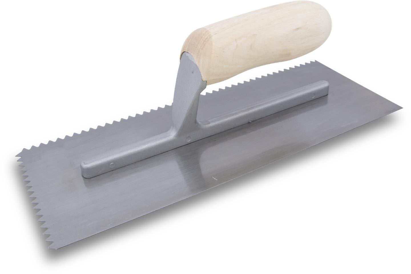 Marshalltown - Truelle QLT avec manche en bois 4-1/2" x 11" avec encoche en V 1/4" x 3/16"