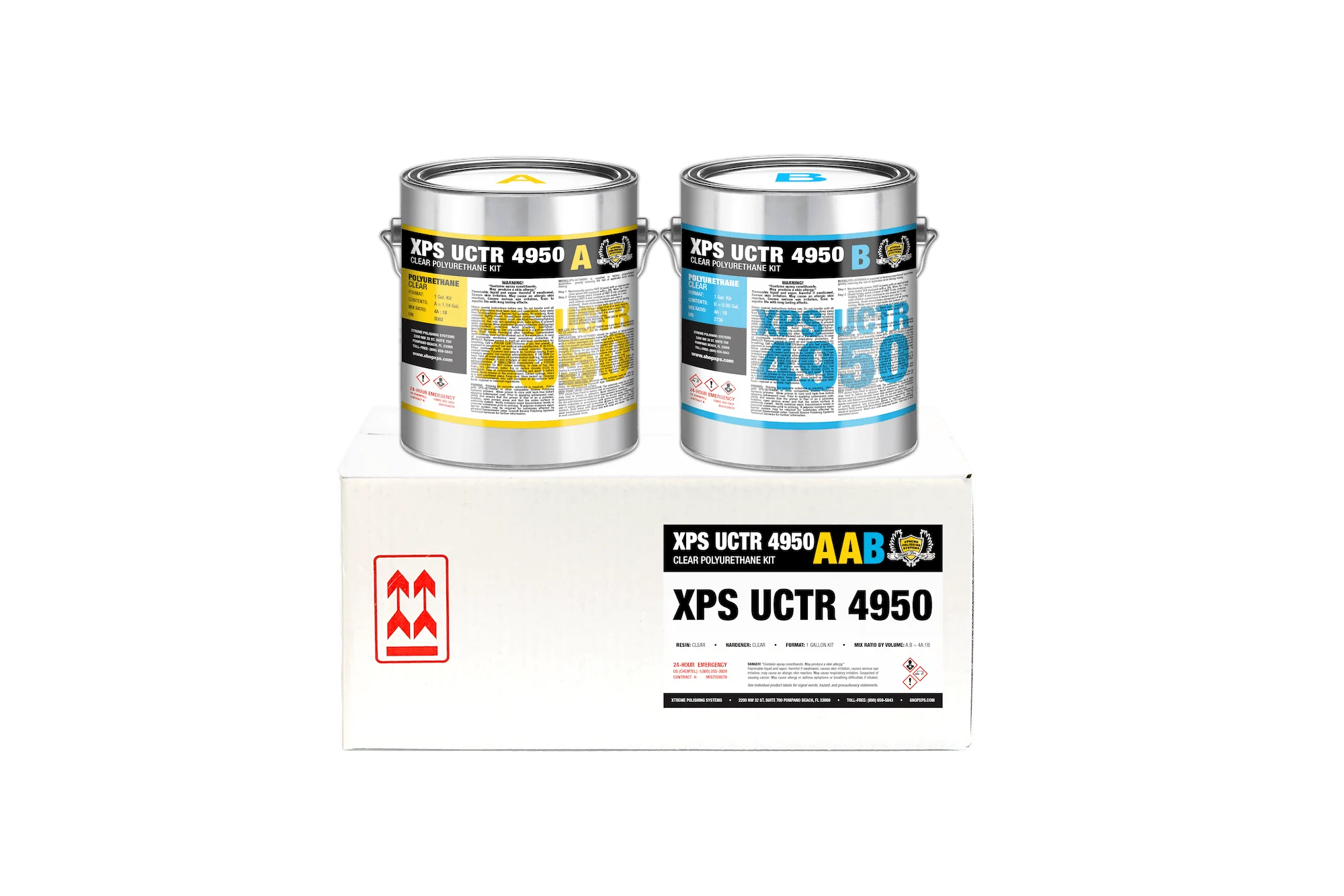CTM - Revêtement polyurée UCTR-4950 partie A+B - 1 gal
