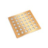 Wedi - Grille de drain Fundo fini laiton - 4" x 4"