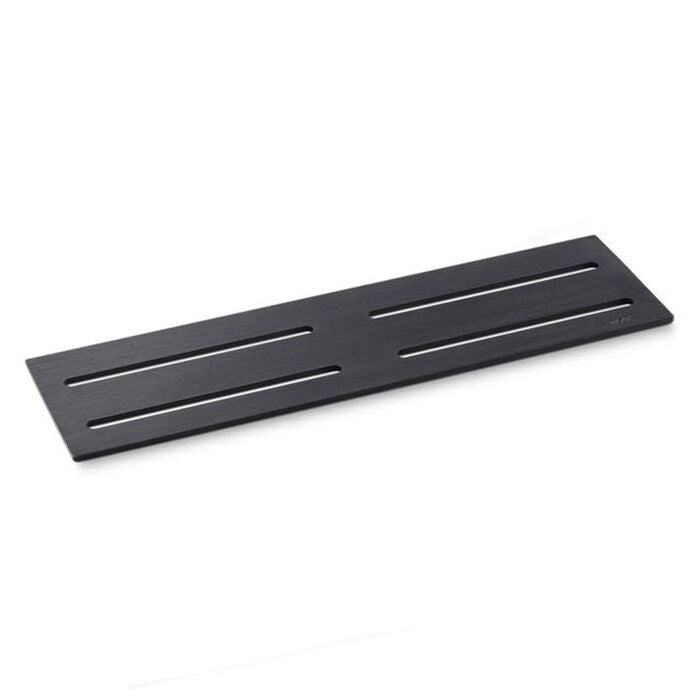 Wedi - Tablette pour niche de douche aluminium anodisé noir mat 3-1/2" x 11-7/8"