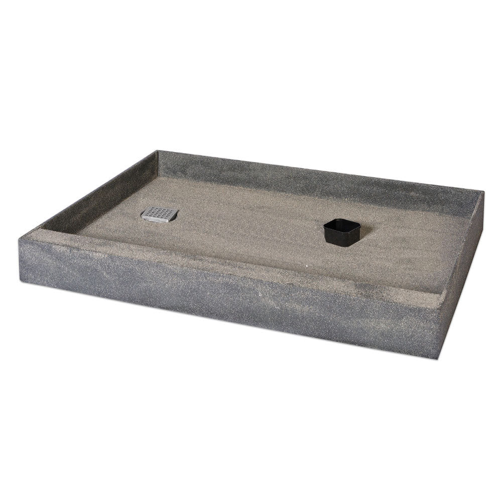 Wedi - Systèmes de douche OneStep 914 mm x 914 mm (Écoulement déporté à gauche)
