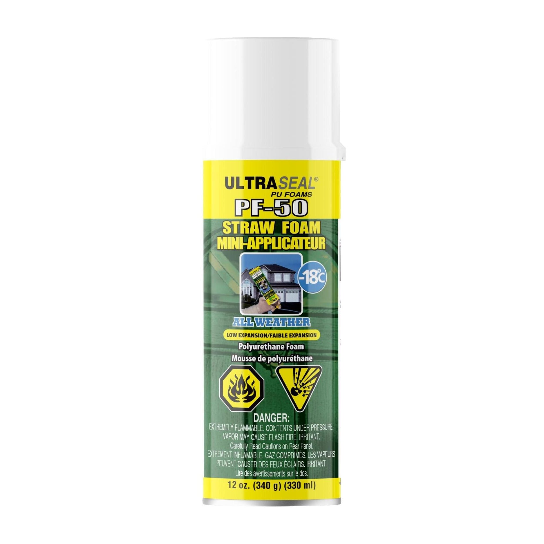 Nuco - UltraSeal PF50 Polyurethane Foam in a 12 oz Can with Straw ||70300