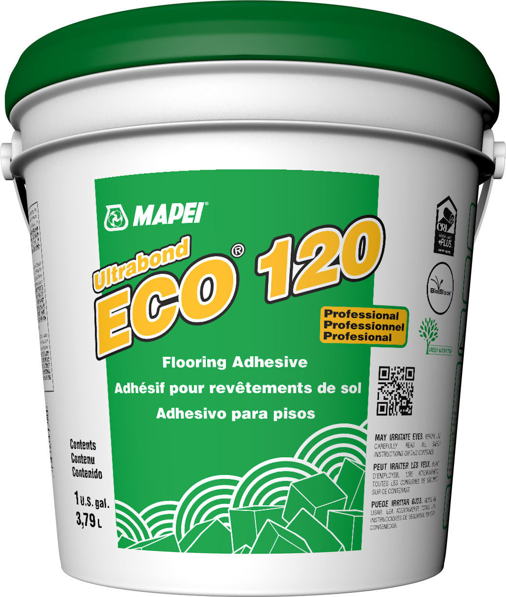 Mapei - Ultrabond ECO 120 Adhésif de qualité professionnelle pour revêtements de sol - 3.79 L