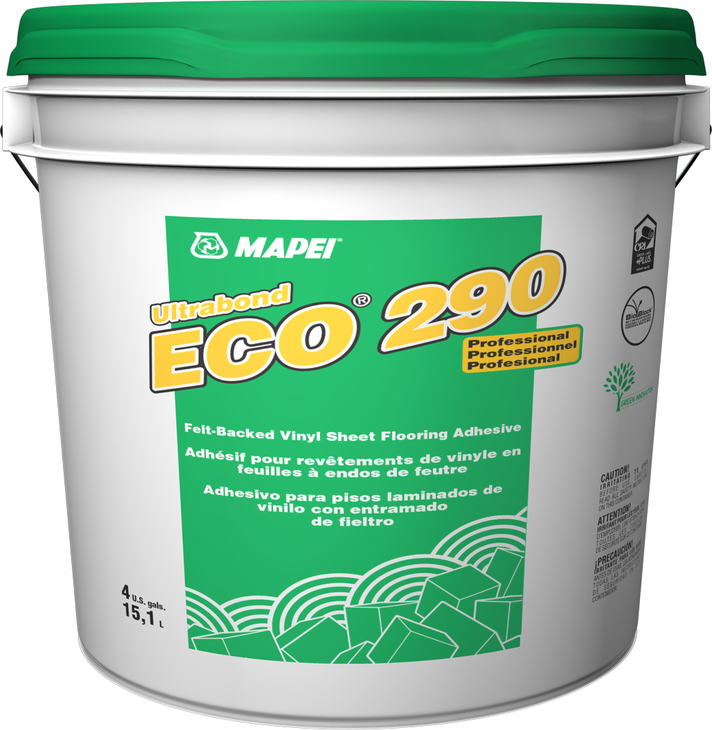 Mapei - Ultrabond ECO 290 Adhésif de qualité supérieure pour revêtements en feuilles - 15.1 L