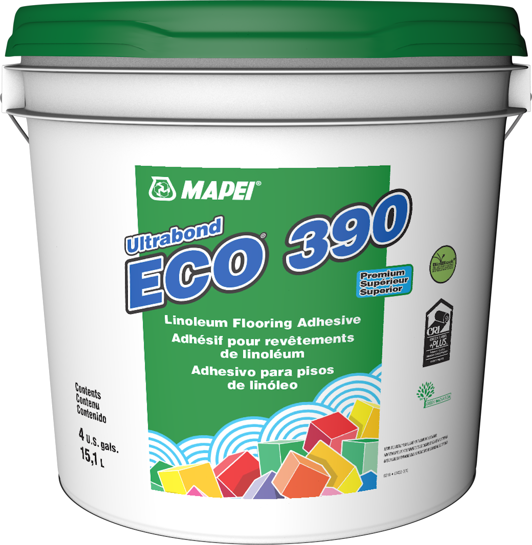 Mapei - Ultrabond ECO 390 Adhésif de qualité supérieure pour revêtements de linoléum - 15.1 L