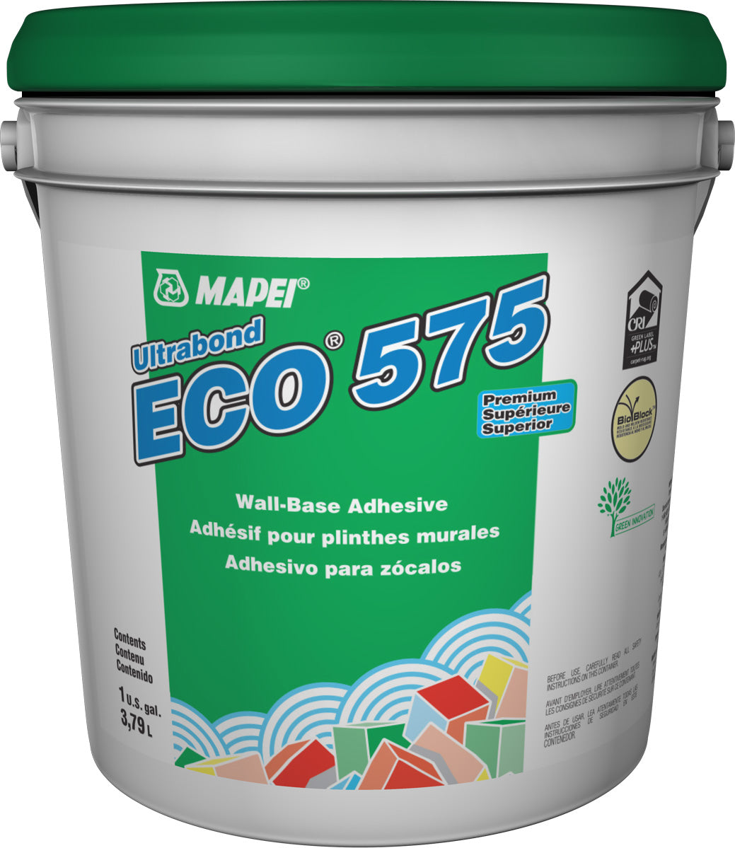 Mapei - Ultrabond ECO 575 Adhésif de qualité supérieure pour plinthes murales - 3.79 L
