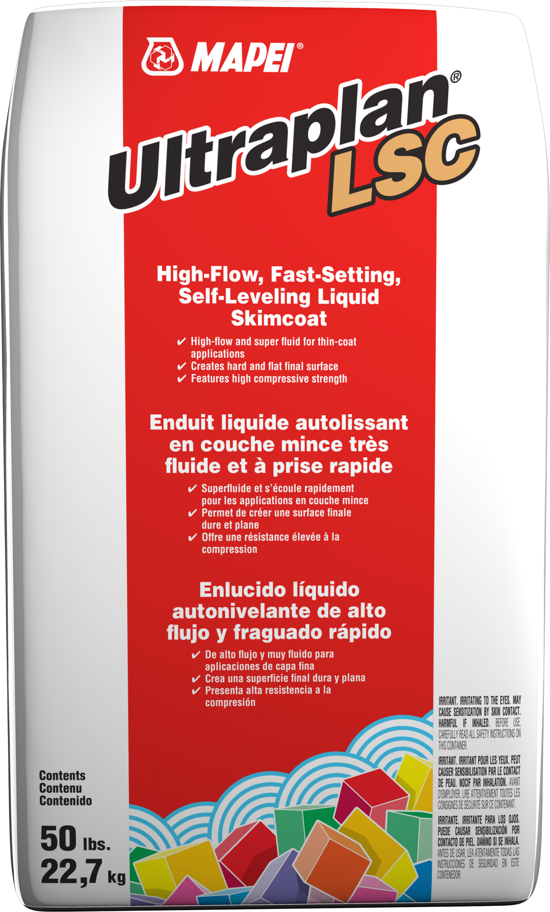 Mapei - Ultraplan LSC Enduit liquide autolissant mince très fluide et à prise rapide - 50 lb