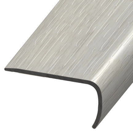 Versatrim - Nez de marche VersaEdge Standard PVC #112518 Ivory Brushed Oak - 1" (25.4 mm) x 2" x 94"