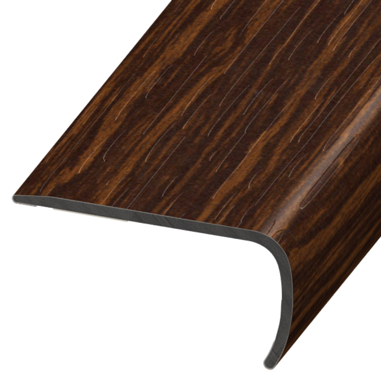 Versatrim - Nez de marche Standard VersaEdge PVC #2177 New Tigerwood 1" (25.4 mm) x 2" x 94"