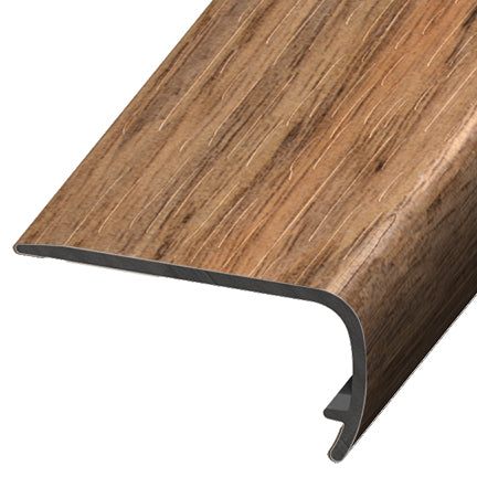 Versatrim - Nez de marche VersaEdge Standard PVC #3447 Pepper Pecan - 1" (25.4 mm) x 2" x 94"