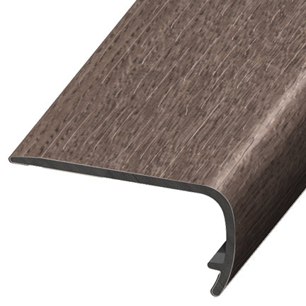Versatrim - Nez de marche VersaEdge Standard PVC #3464 Smoky Oak - 1" (25.4 mm) x 2" x 94"