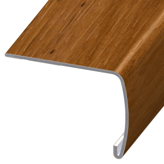 Versatrim - Nez de marche VersaEdge Extra Tall aluminium #103094 Golden Teak - 1-1/2" (38.10 mm) x 2" x 94"