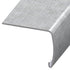 Versatrim - Nez de marche VersaEdge Extra Tall aluminium #111460 Marmo Bianco - 1-1/2" (38.10 mm) x 2" x 94"