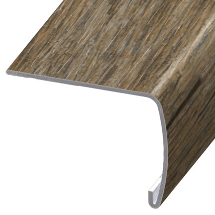Versatrim - Nez de marche VersaEdge Extra Tall aluminium #112086 Reclaimed Redwood - 1-1/2" (38.10 mm) x 2" x 94"
