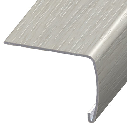 Versatrim - Nez de marche VersaEdge Extra Tall aluminium #112518 Ivory Brushed Oak - 1-1/2" (38.10 mm) x 2" x 94"