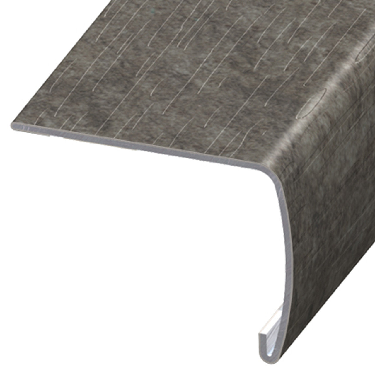 Versatrim - Nez de marche VersaEdge Extra Tall Aluminium #115282 Volcanic Slate 1-1/2" (38.1 mm) x 2" x 94"